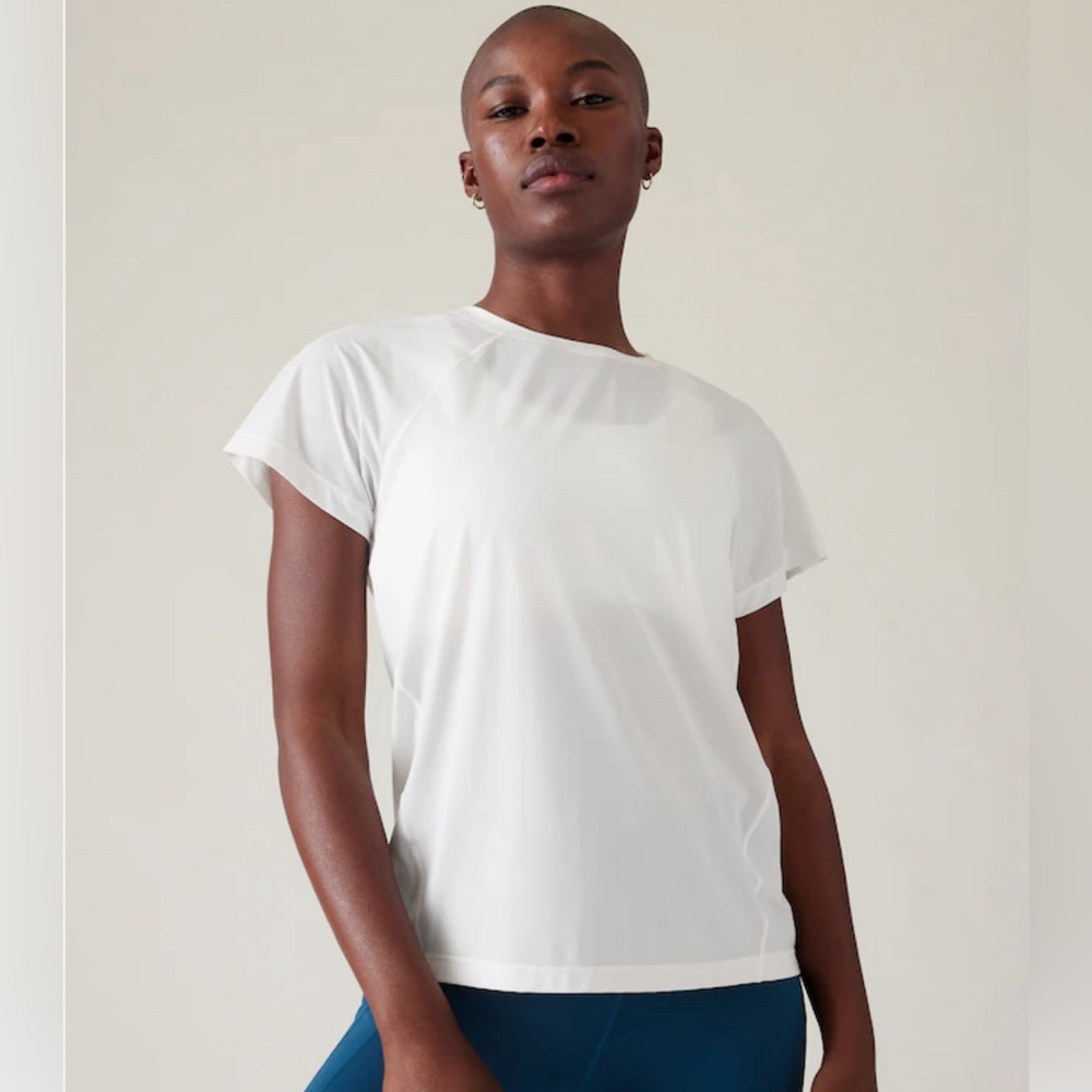NWT Athleta Train Tee - M - White
